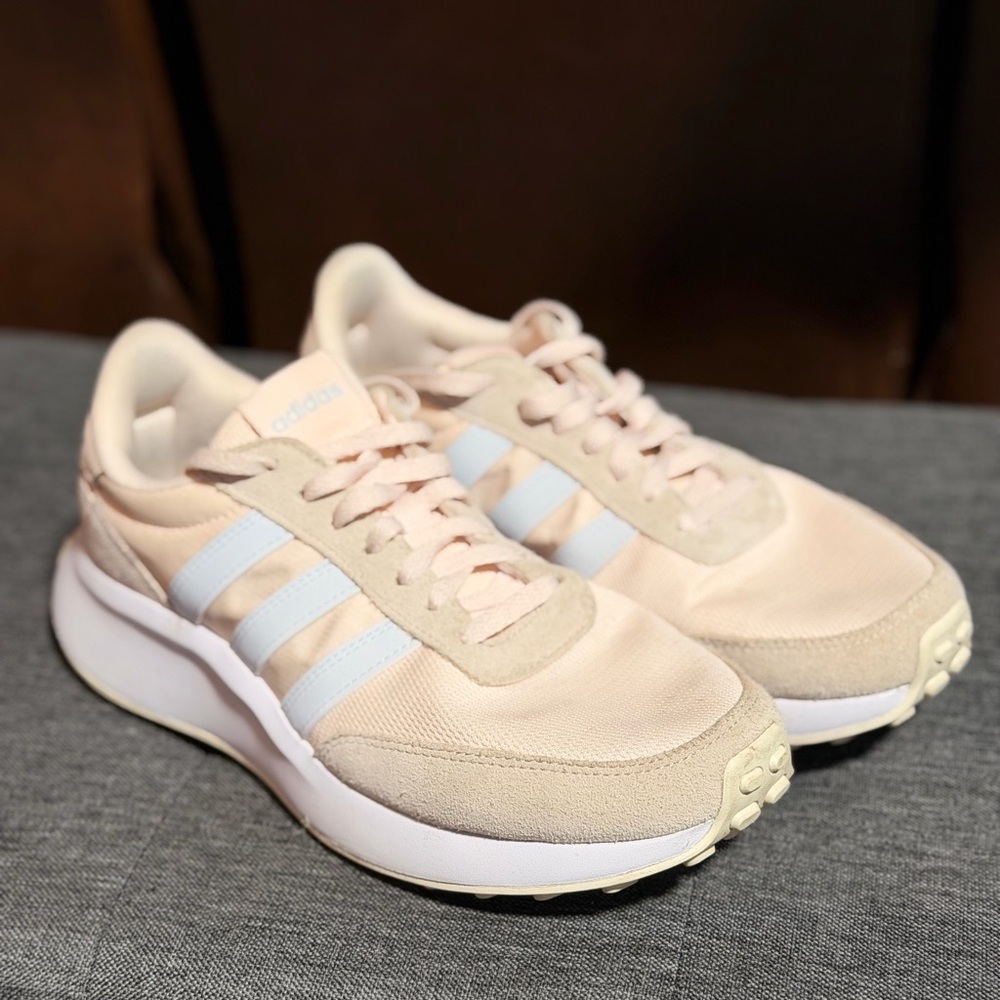 adidas Run 70s Retro Sneaker Wonder Quartz Chalk White [Size7] - Picture 5 of 7